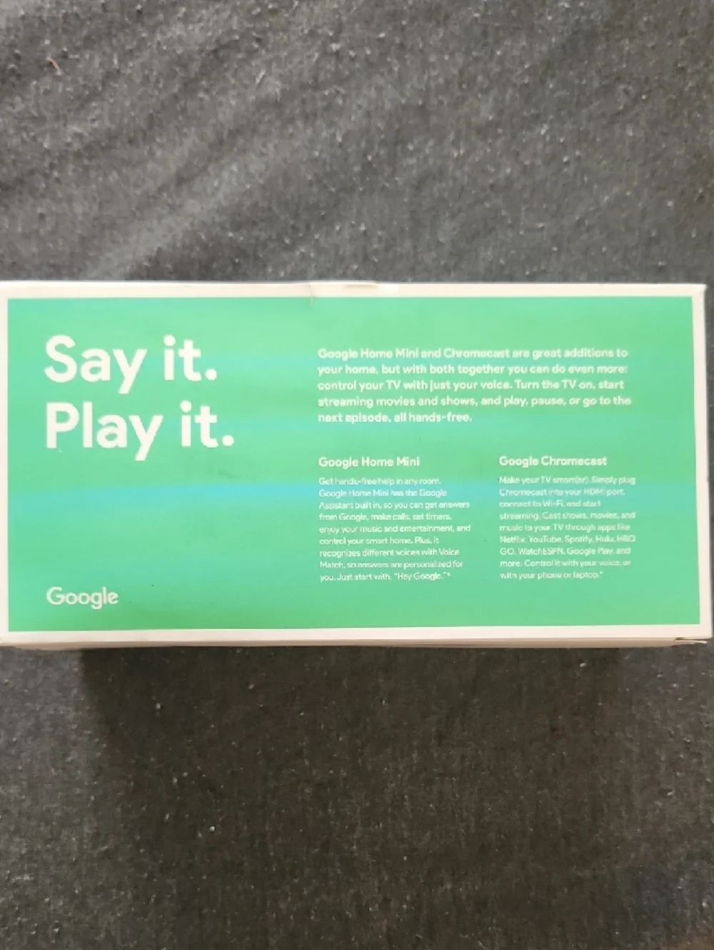Google Smart TV Kit - Dark Gray (3rd Gen) GA00545-US NWOT- Original Packaging